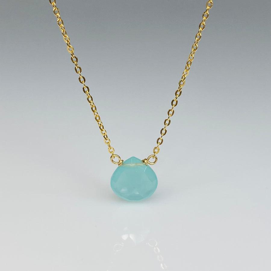Chalcedony Necklace 8mm