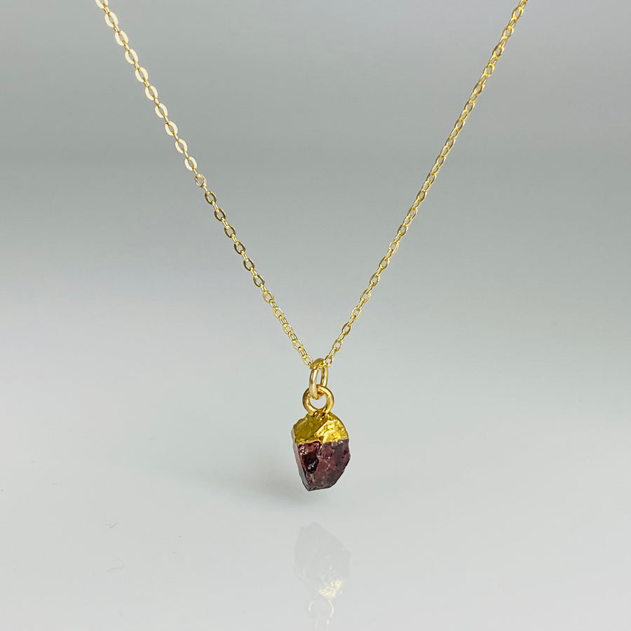 Garnet Necklace 5x7mm
