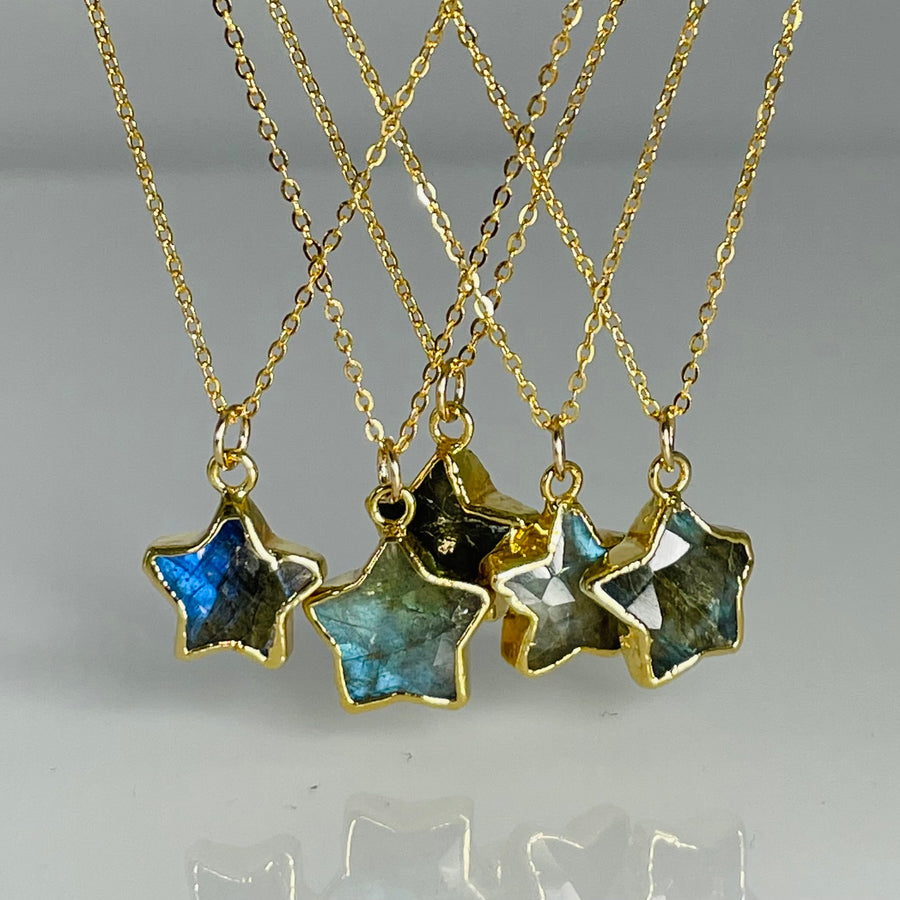 Labradorite Star Necklace
