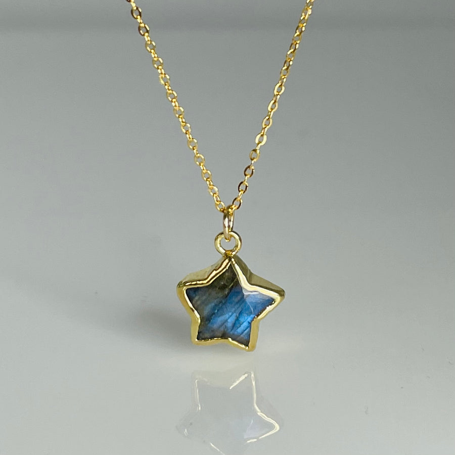 Labradorite Star Necklace