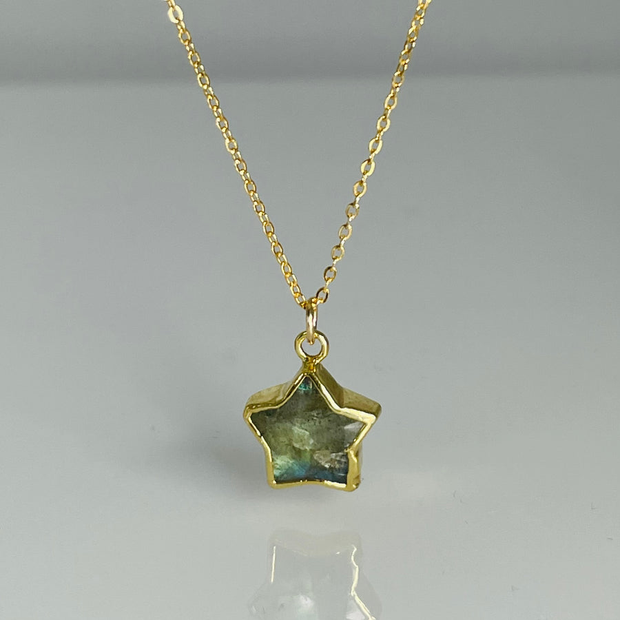 Labradorite Star Necklace