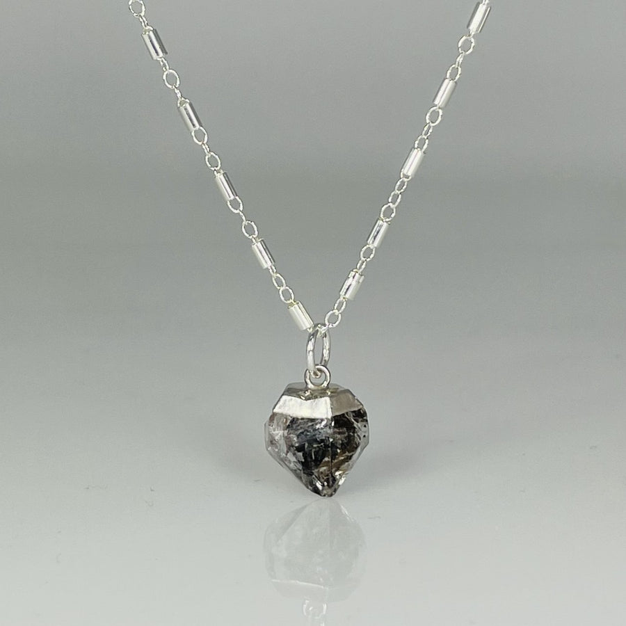 Herkimer Diamond Necklace Sterling Silver