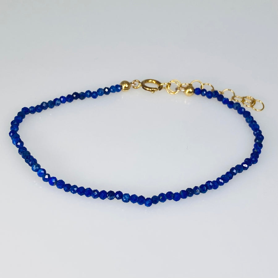 Lapis Beaded Bracelet