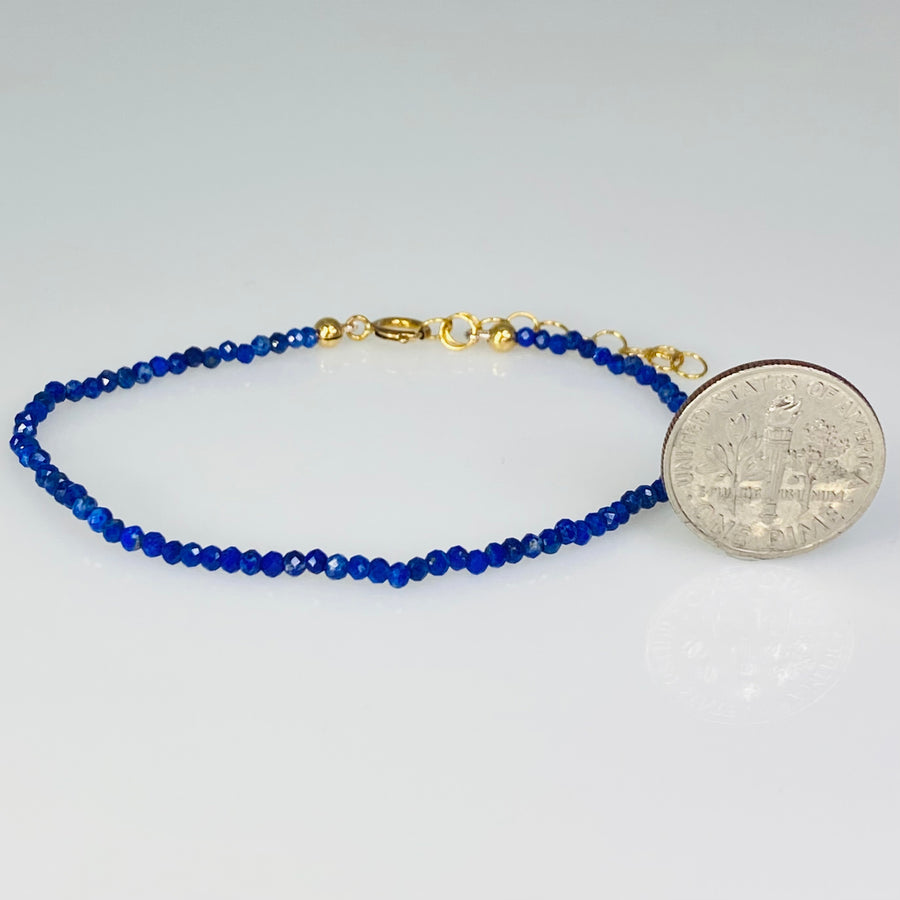Lapis Beaded Bracelet