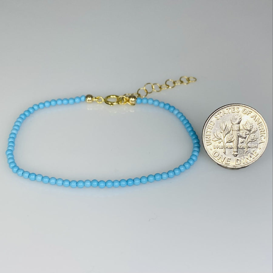 Turquoise Beaded Bracelet