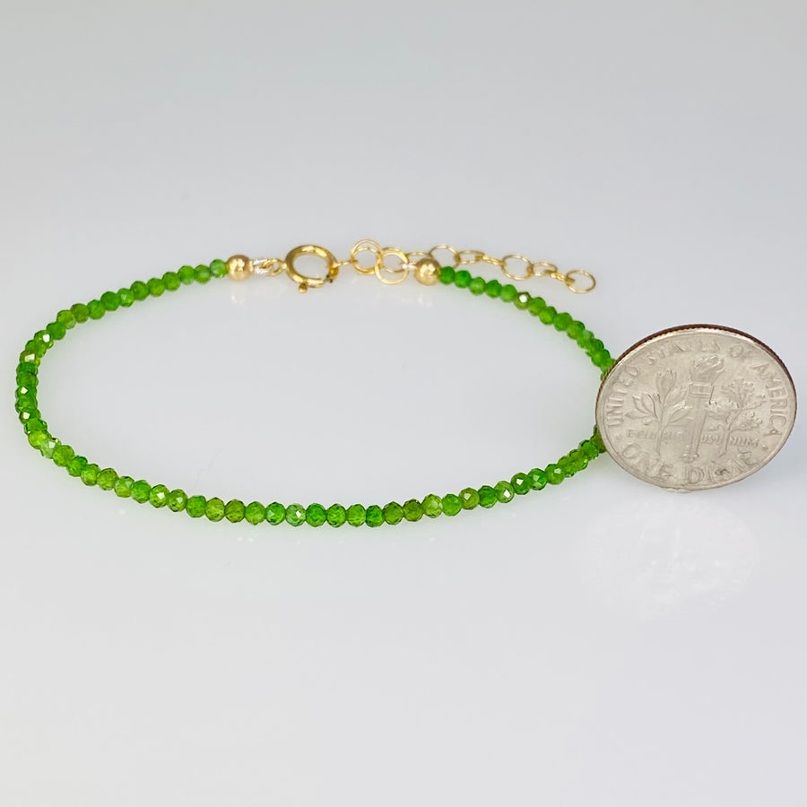 Tsavorite Beaded Bracelet