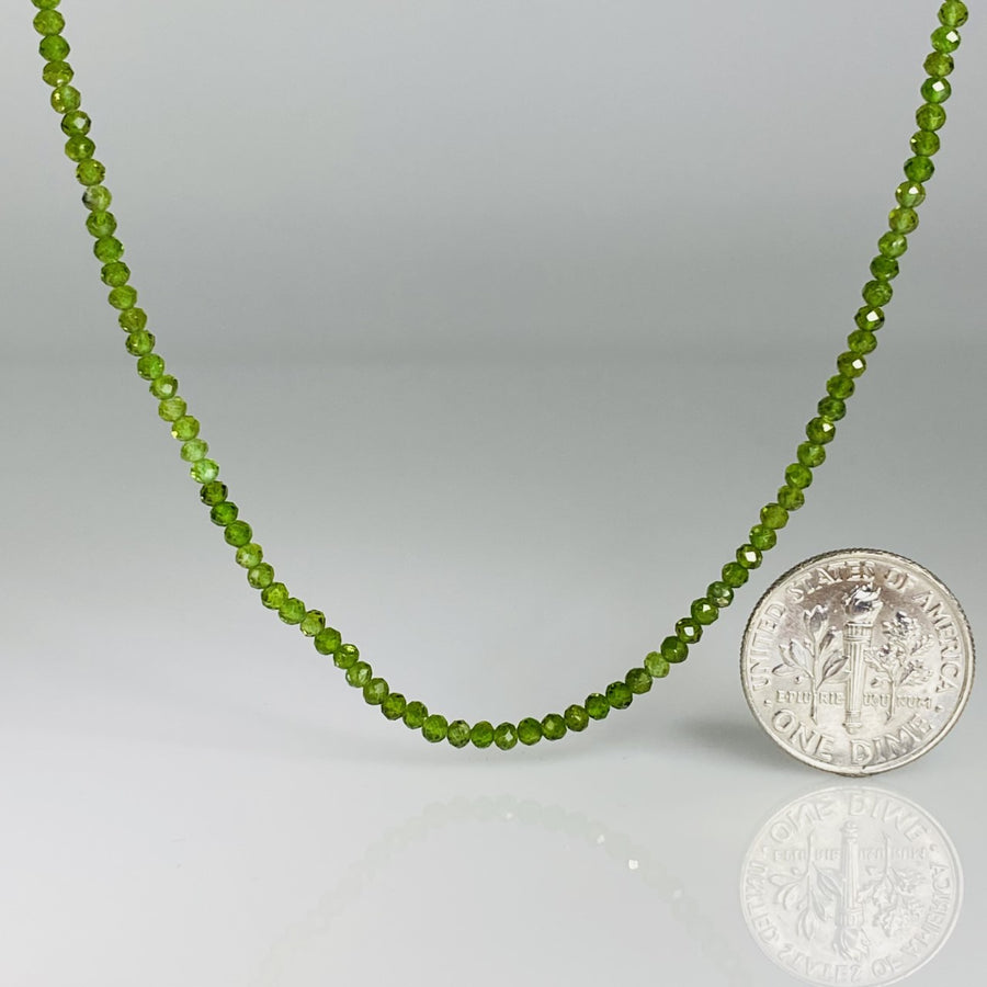 Tsavorite Beaded Necklace