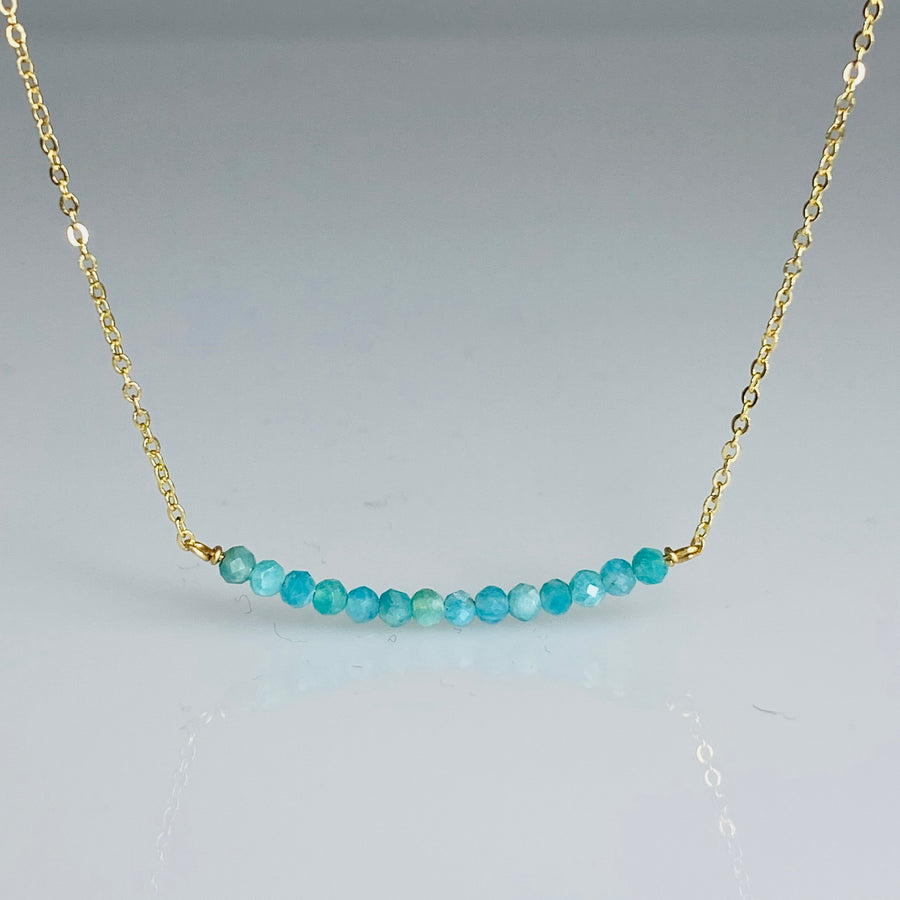 Amazonite Bar Necklace