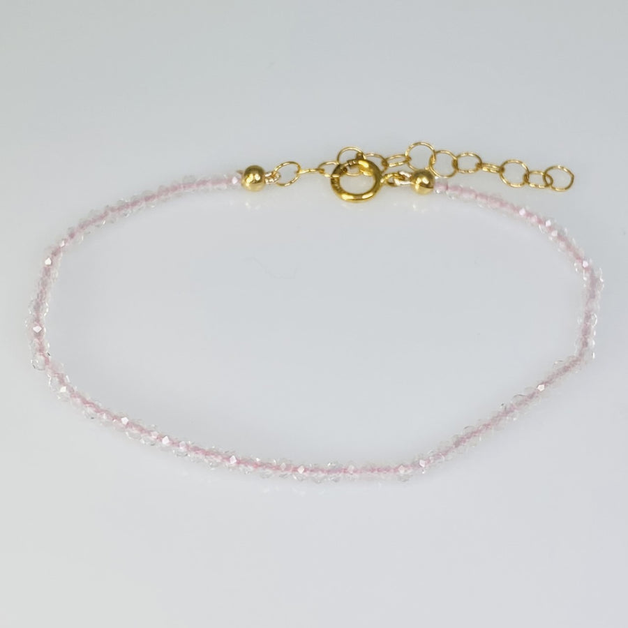 Rose Quartz Beaded Bracelet