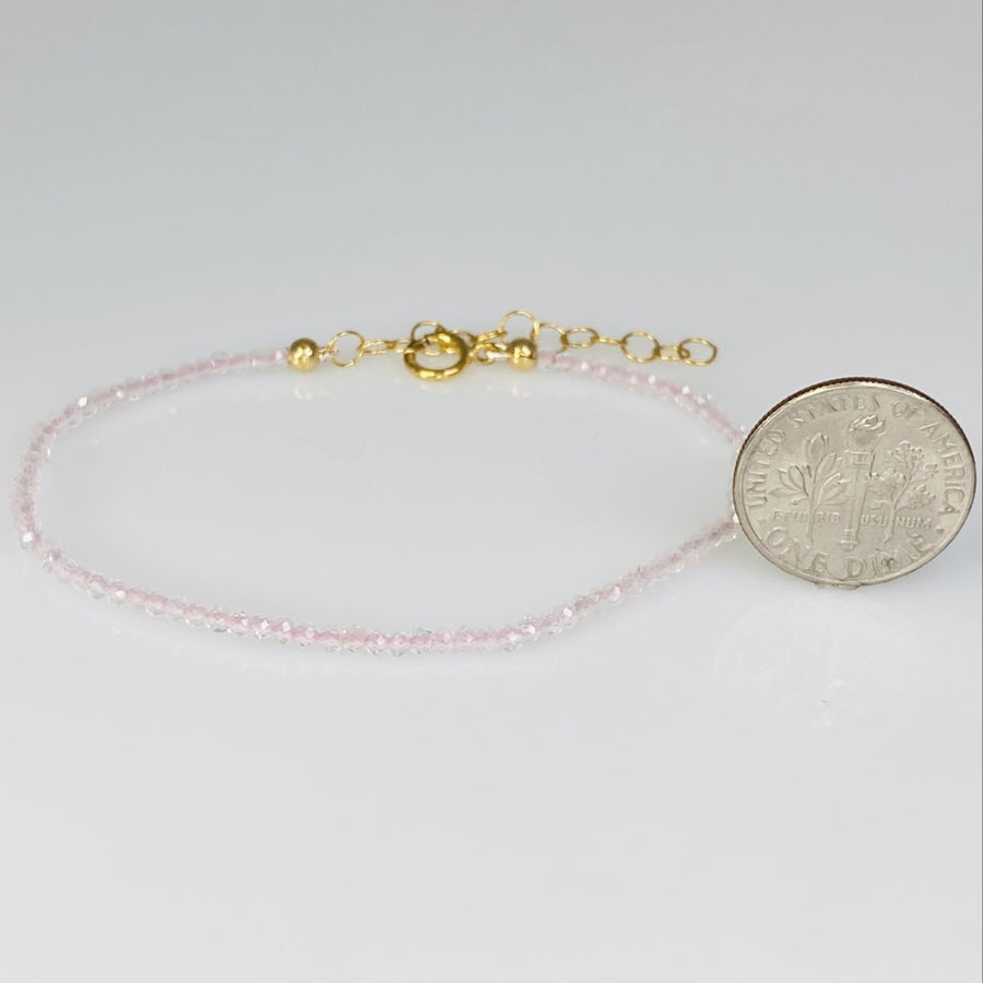 Rose Quartz Beaded Bracelet