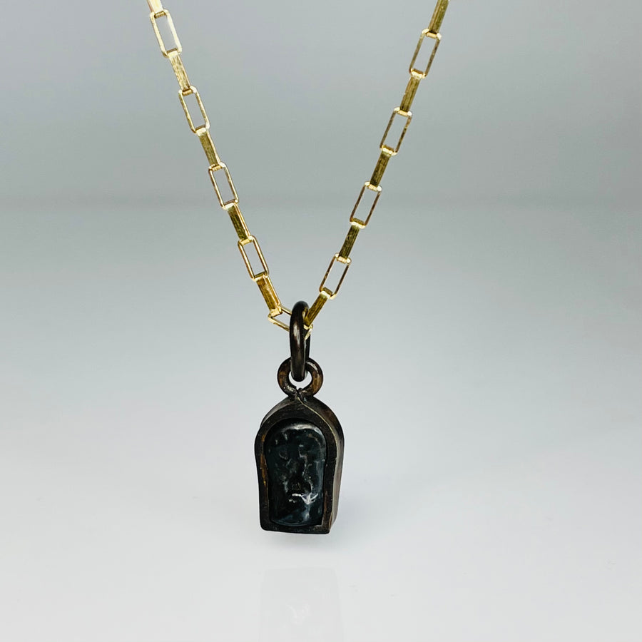 Bronze Buddha Necklace 26"
