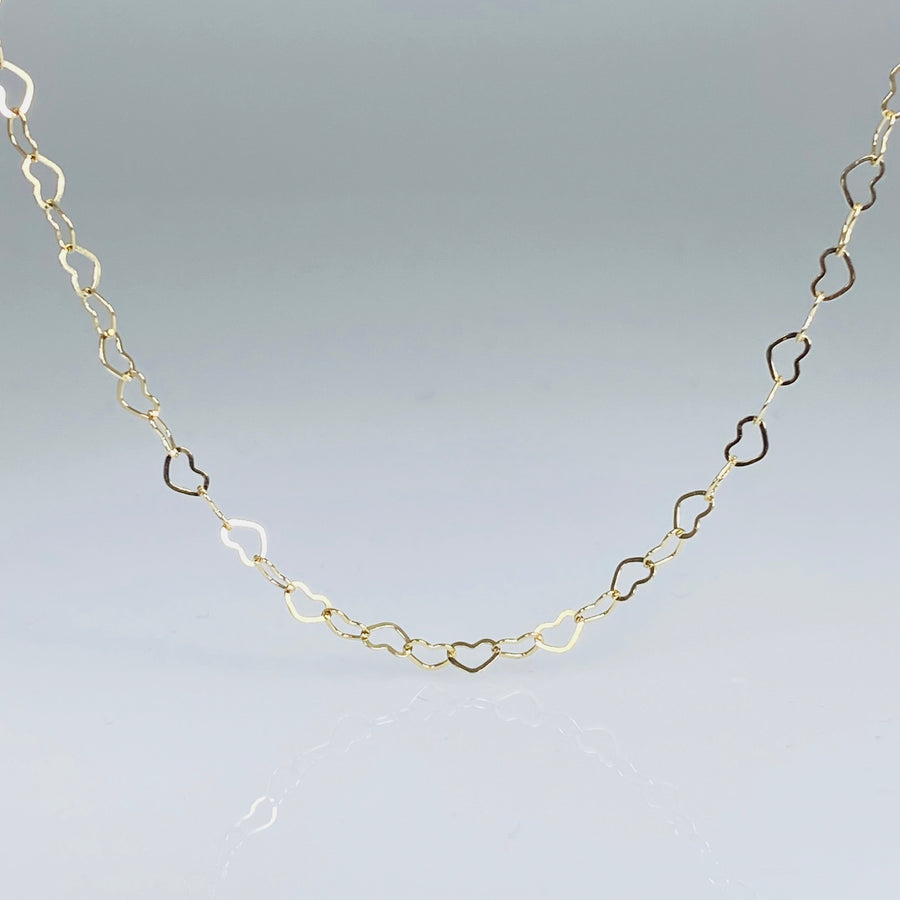 Heart Chain Necklace 3.7mm