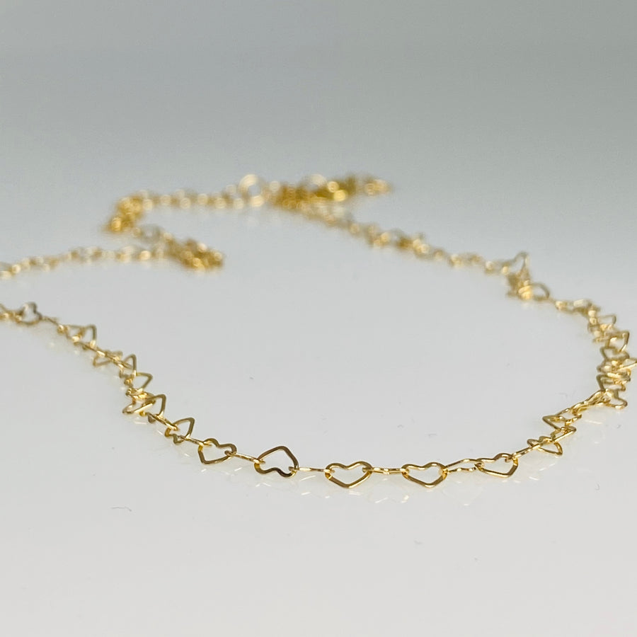 Heart Chain Necklace 3.7mm