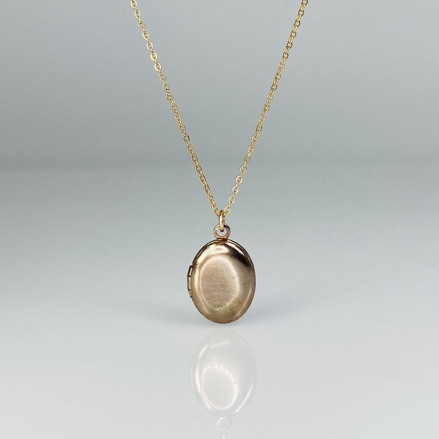18 Karat Rose Gold Plated Locket