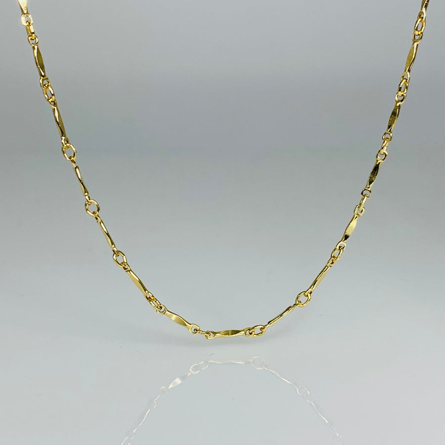 Fancy High Polish Skeleton Chain