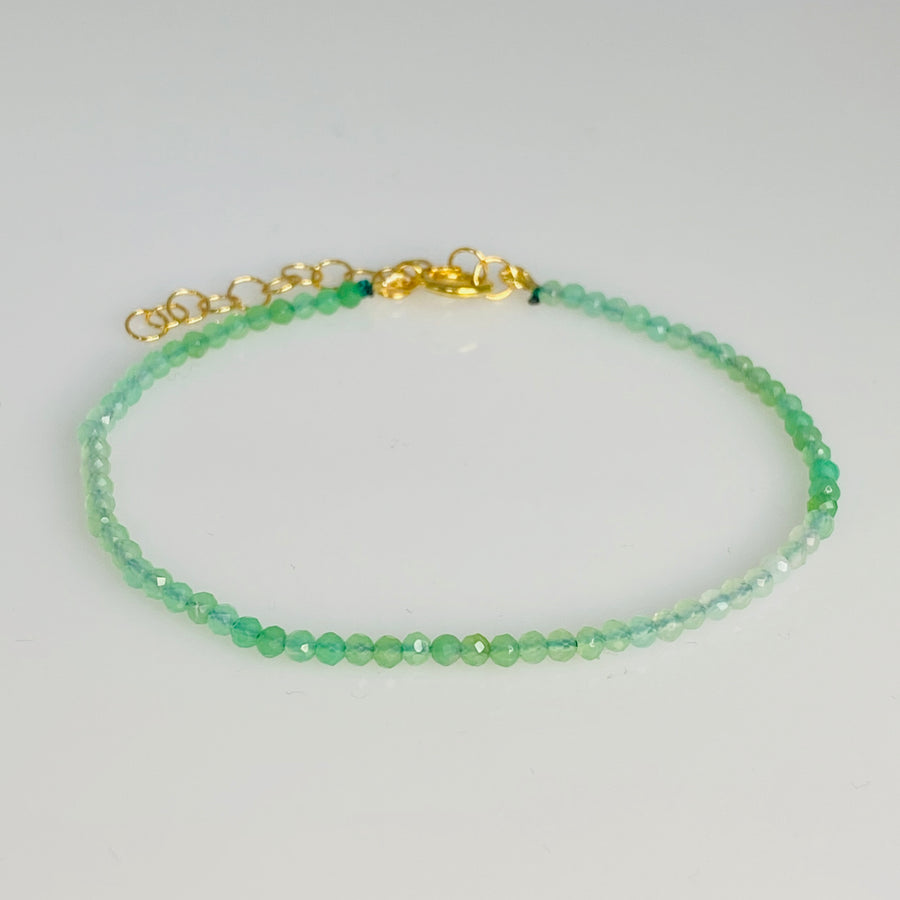 Chrysoprase Beaded Bracelet