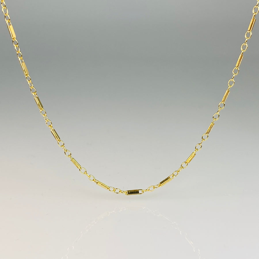 Fancy Link High Polished Chain 16-18"