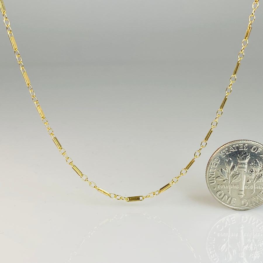Fancy Link High Polished Chain 16-18"