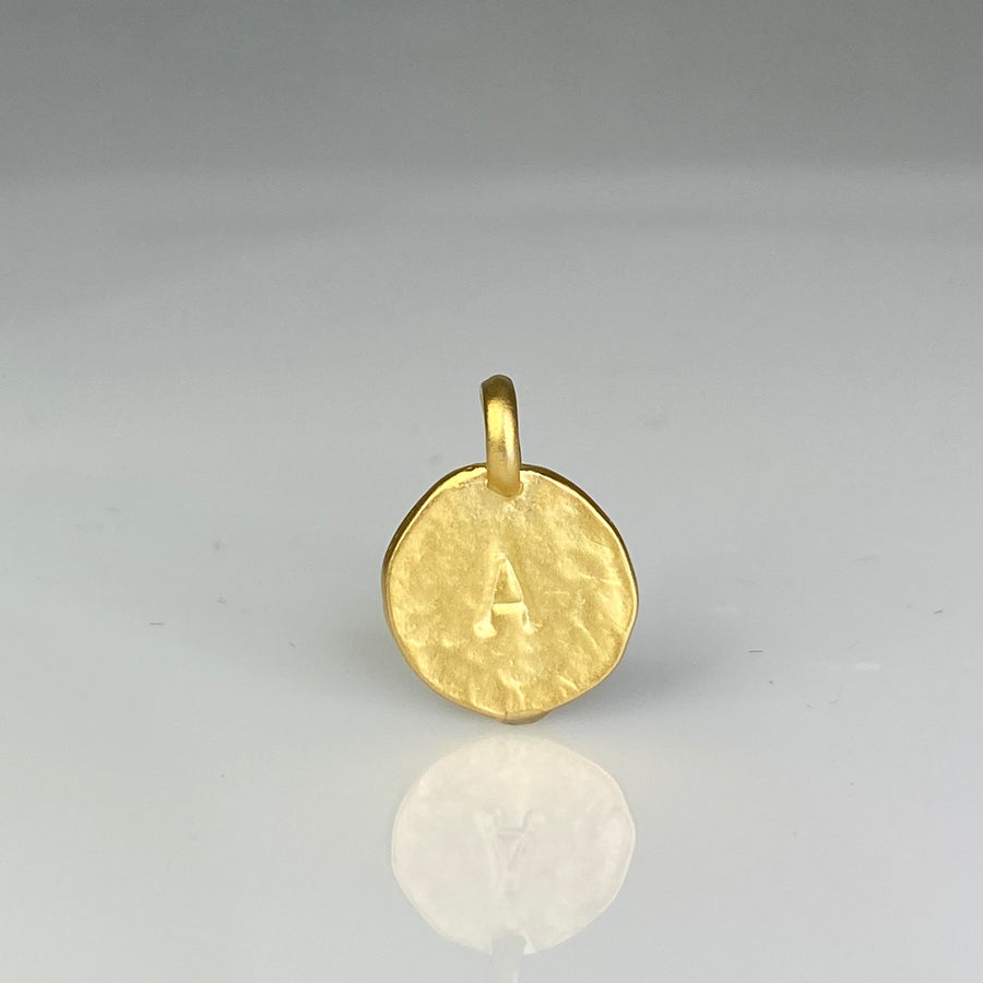 Gold Plated Love Initials Charm