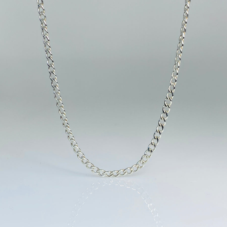 Sterling Silver Cuban Chain 3mm