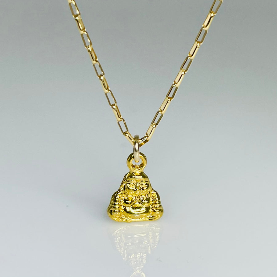 Mini Buddha Necklace 8x9mm