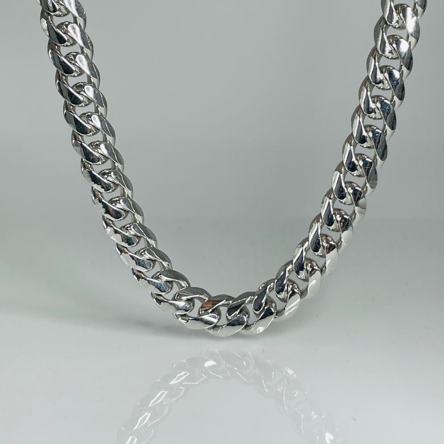 Sterling Silver Cuban Chain 10mm