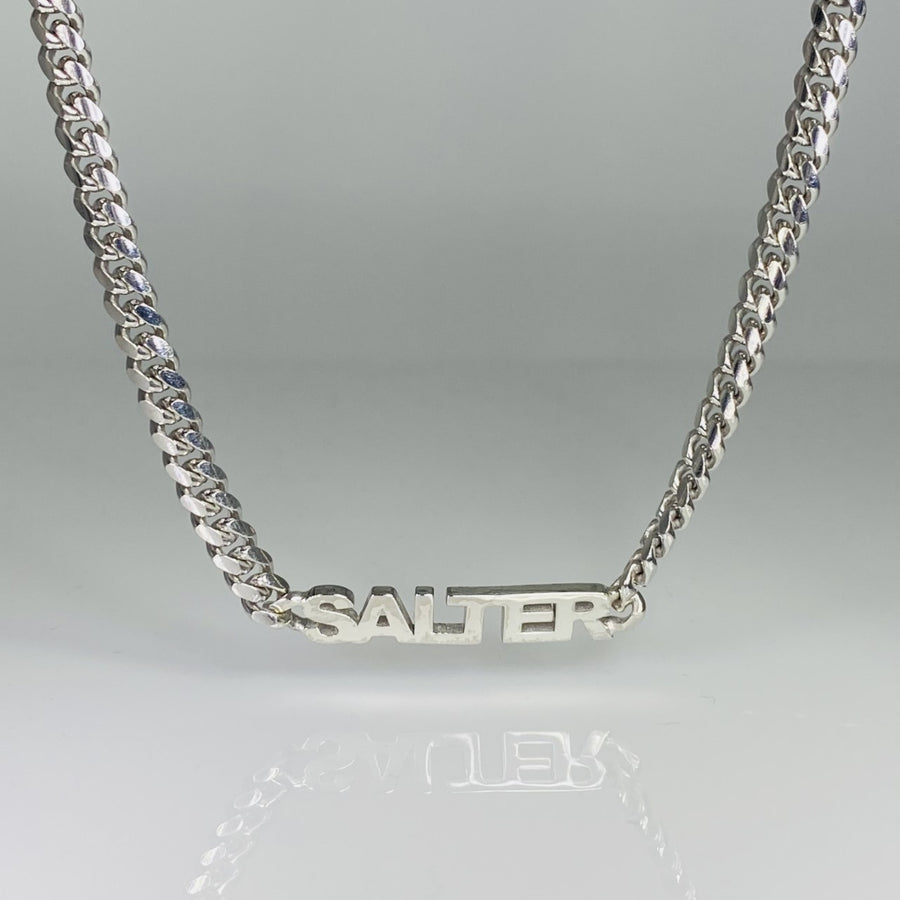 Sterling Silver Custom Nameplate Necklace