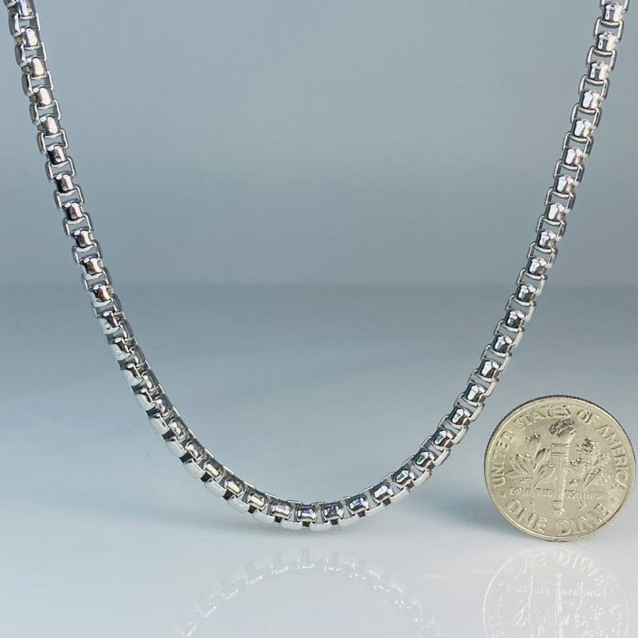 Sterling Silver Box Chain 3mm