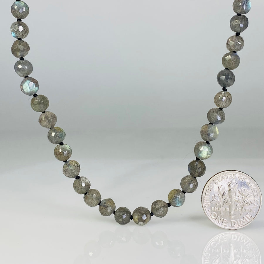 14K Yellow Gold Labradorite 18" Necklace