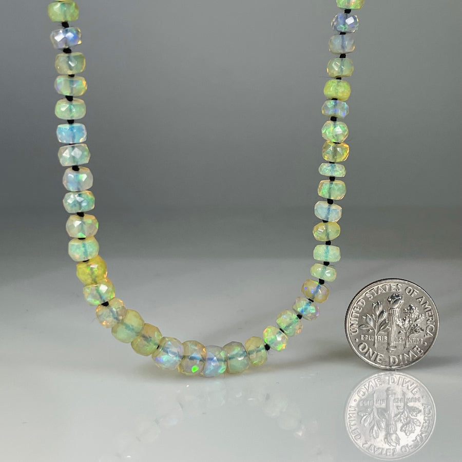 4.5-8 mm Natural Ethiopian Opal Necklace, Top Quality Ethiopian Opal G –  TheGemSource