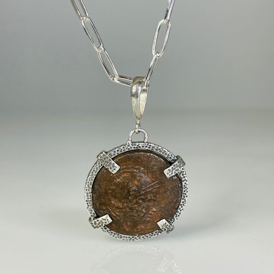 Ancient Coin Pendant (Miletopolis Mysia 200-100 B.C.)