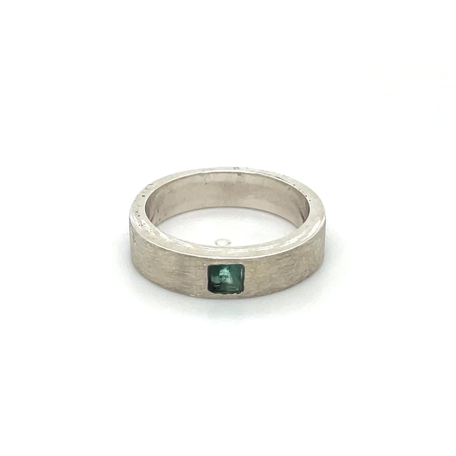 Sterling Silver Emerald Ring 0.25ct