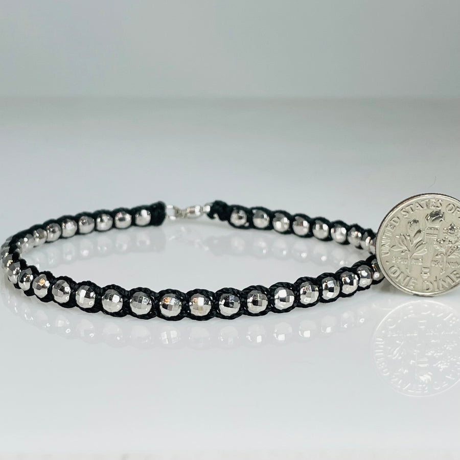 14K White Gold Wish Bracelet