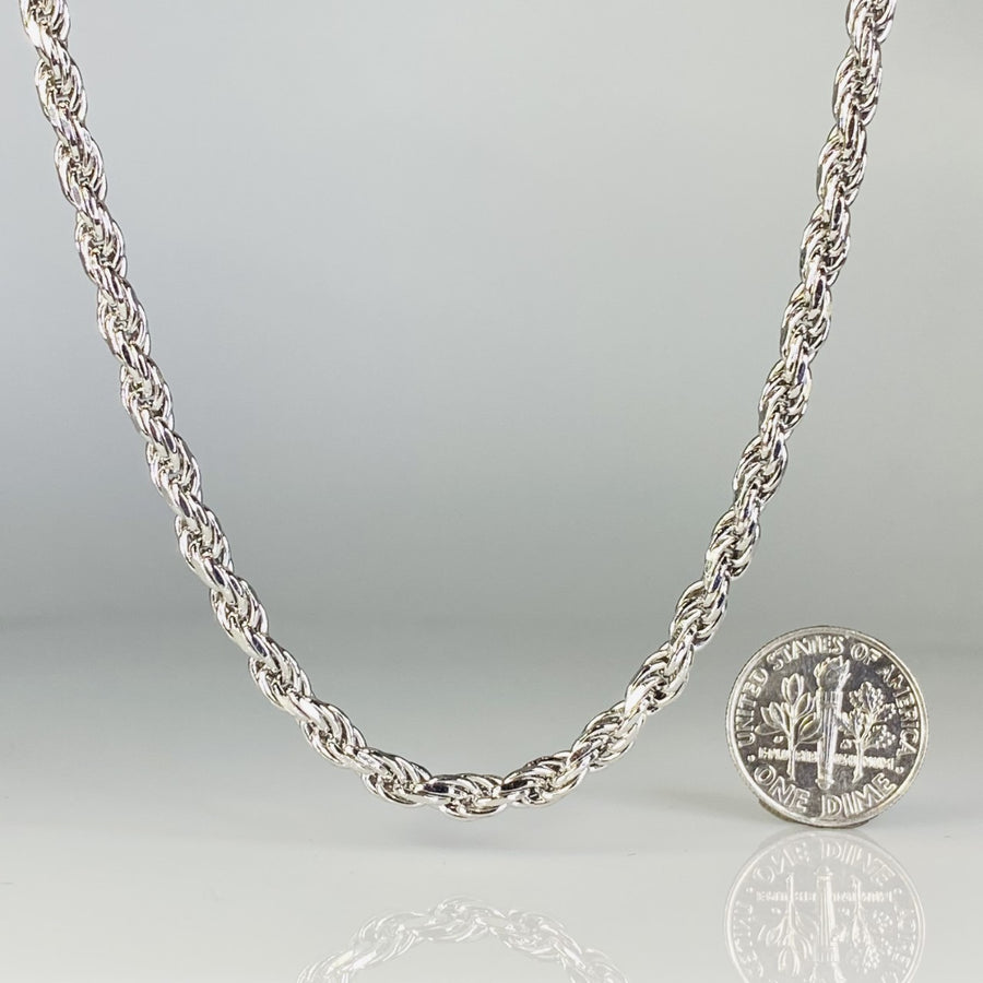 Sterling Silver Rope Chain 3.5mm