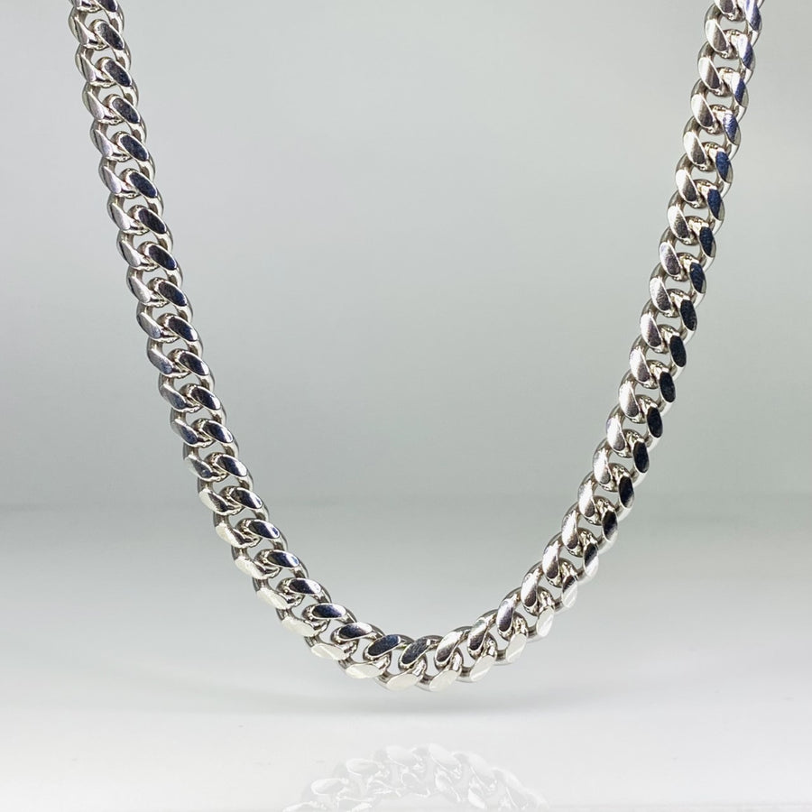 Sterling Silver Cuban Chain 7mm