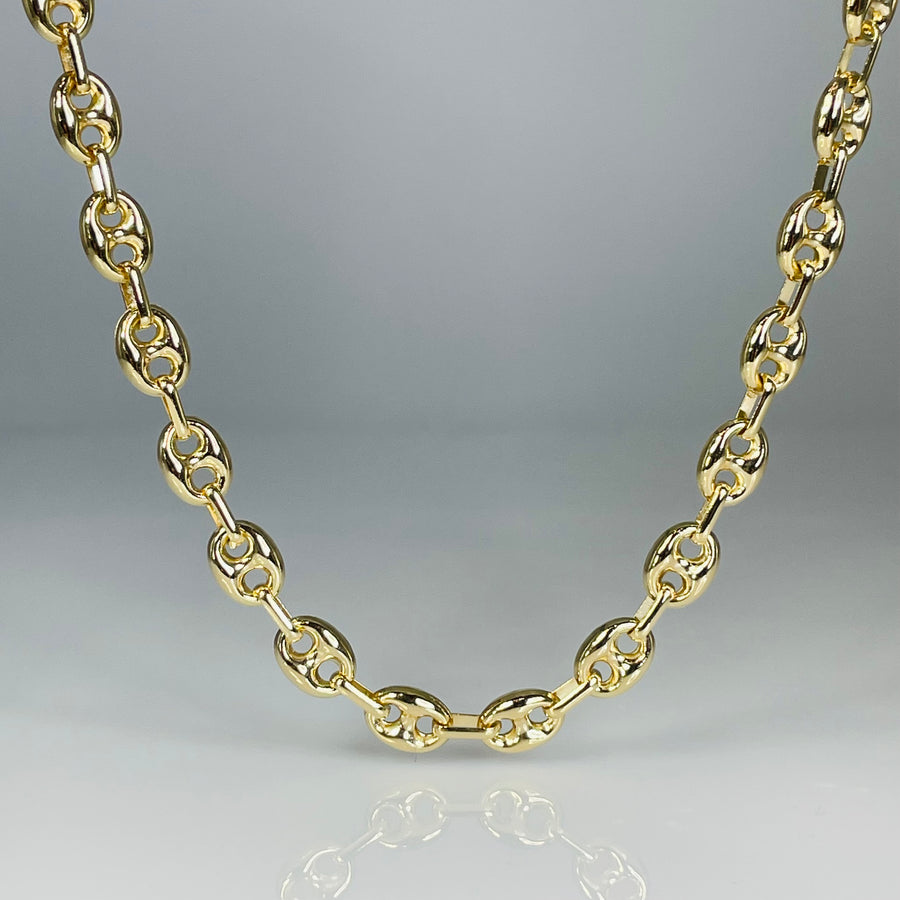14K Yellow Gold Marina Chain 6mm