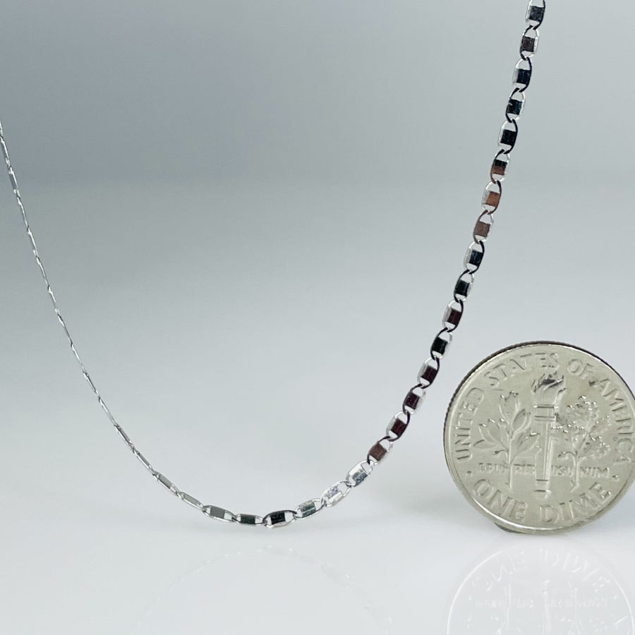 Silver Thin Vale Chain 2mm