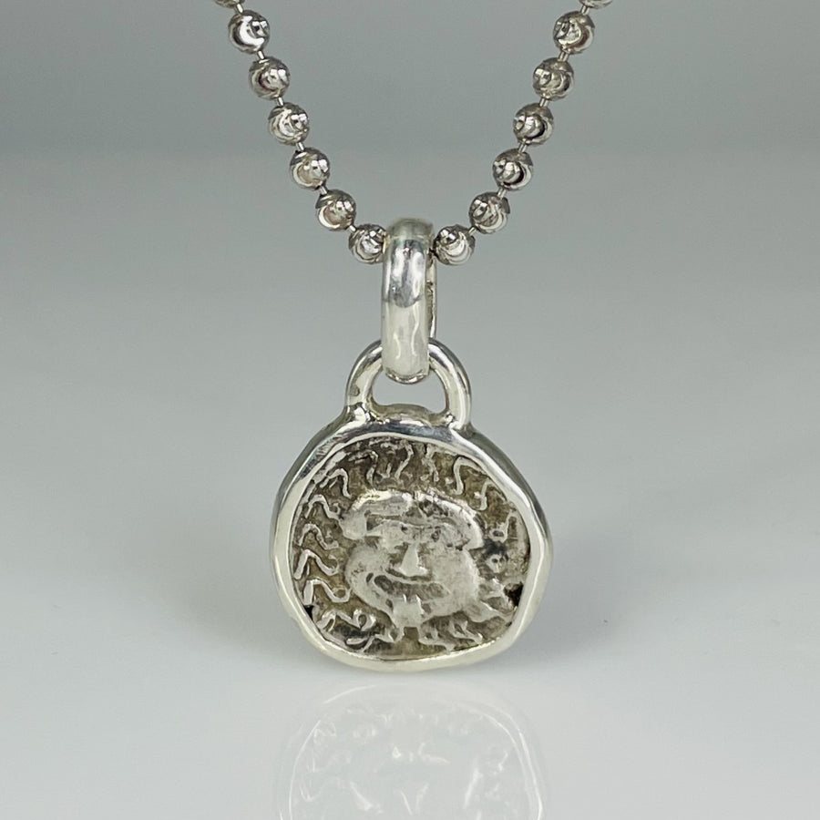 Ancient Coin Pendant (Apollonia Pontika 450 BC)