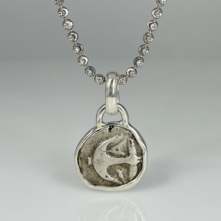 Ancient Coin Pendant (Apollonia Pontika 450 BC)
