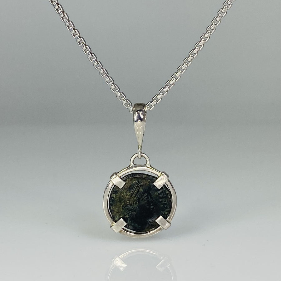Ancient Coin Pendant (Constantine I 335-337 A.D.)