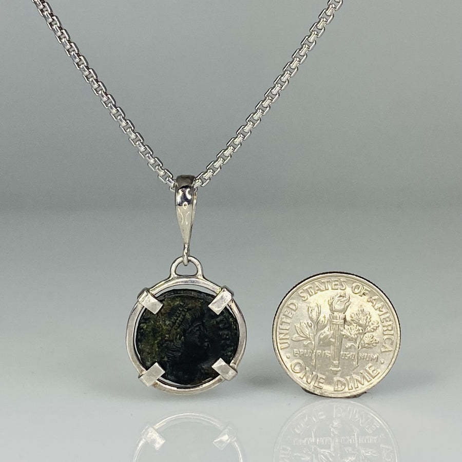 Ancient Coin Pendant (Constantine I 335-337 A.D.)