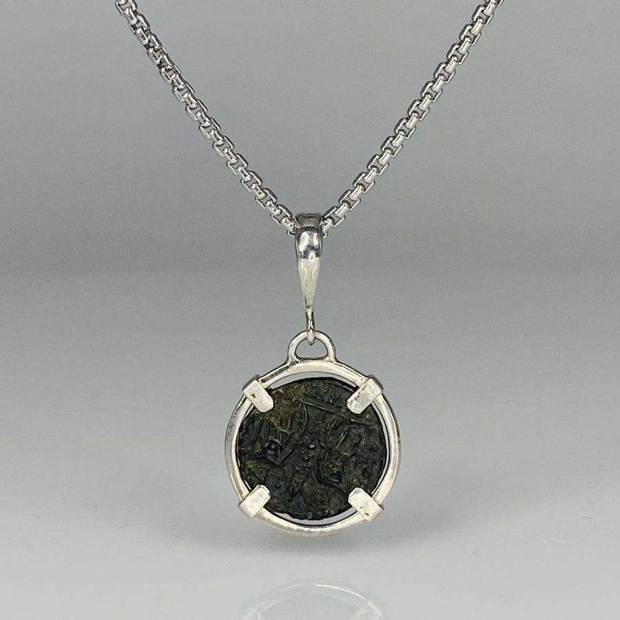 Ancient Coin Pendant (Constantine I 335-337 A.D.)