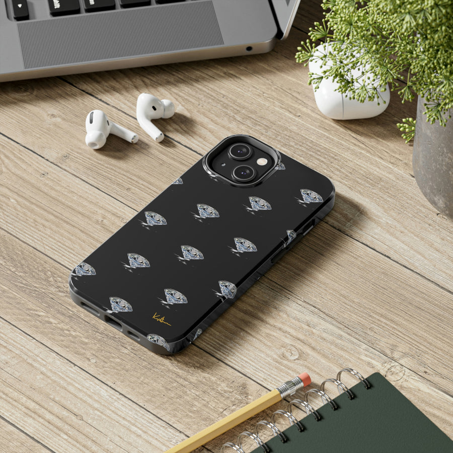 Black Diamonds iPhone Case