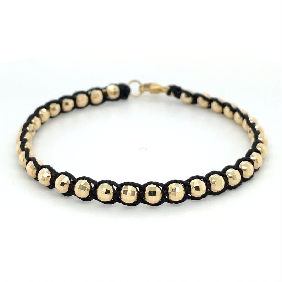 14K Yellow Gold Wish Bracelet