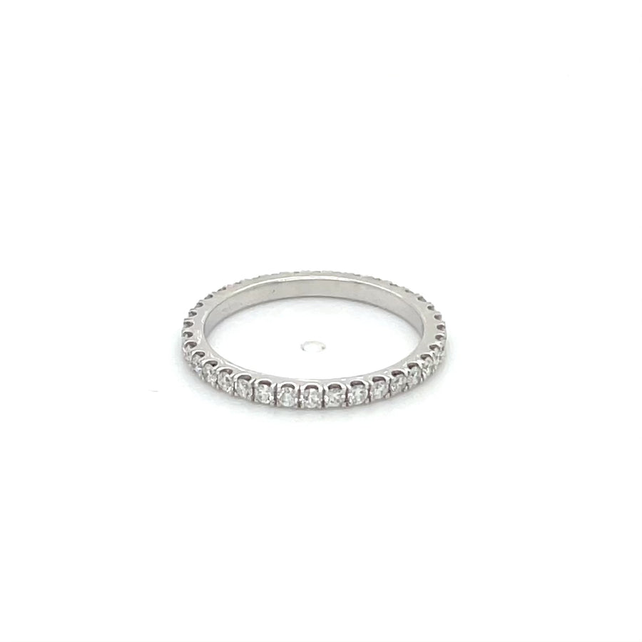 14K White Gold G/VS Diamond Eternity Band 0.50ct