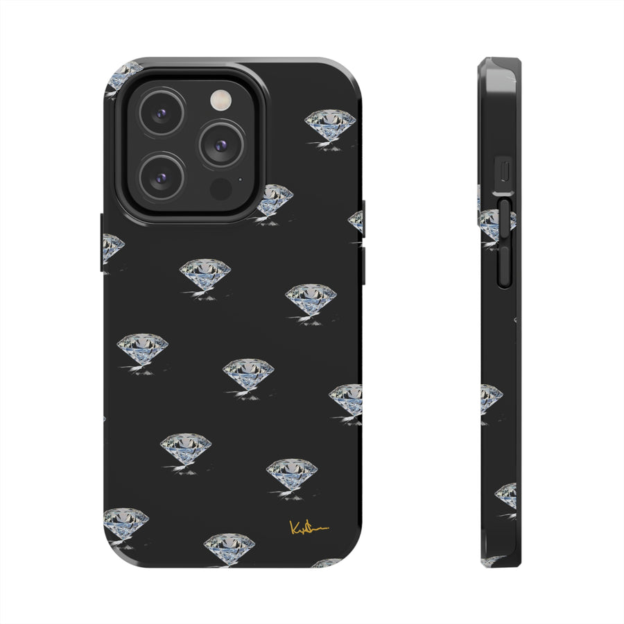 Black Diamonds iPhone Case